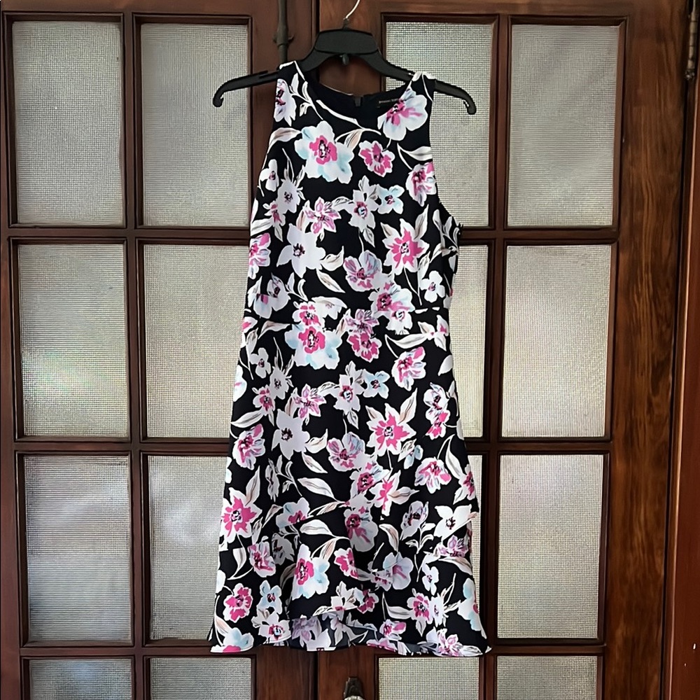 Banana Republic Floral Faux Wrap Racerback Dress